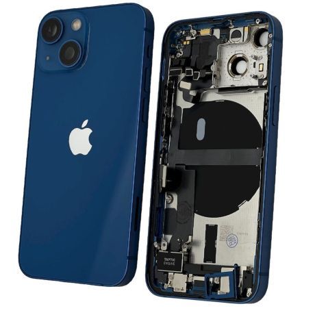 Back Housing With Parts | Original Pull / Reclaimed | iPhone 13 Mini | Blue | Reclaimed (Grade C) 