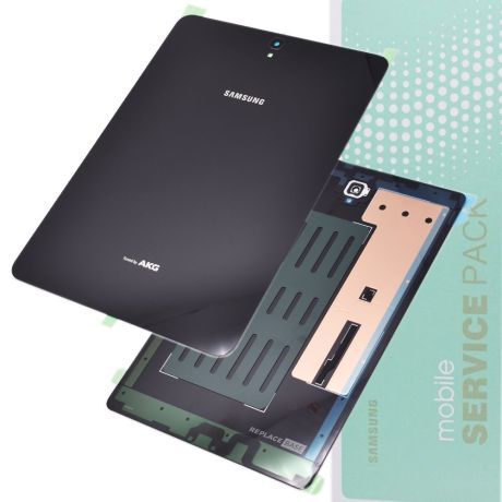 Genuine Samsung Tab S4 10.5" / T830 T835 | Replacement Battery Cover / Rear Panel With Camera Lens | Black | Service Pack | GH82-16930A