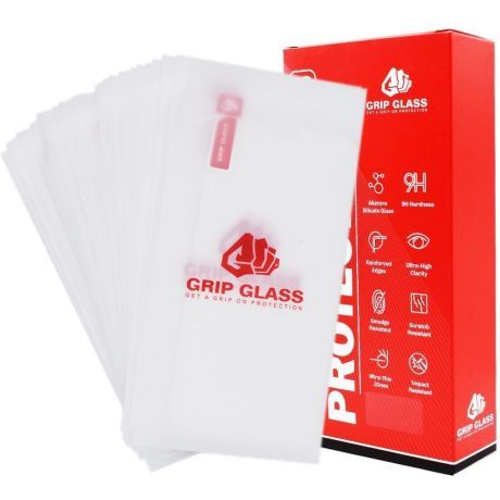 (50 Pack) Grip Glass Premium Ultra Thin Tempered Glass Screen Protector 0.33mm | For iPhone 12 Pro Max