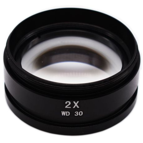 Parco | Replacement AX17 2X WD30 Auxiliary Objective Barlow Lens For QZE/QZF/QFN Microscopes