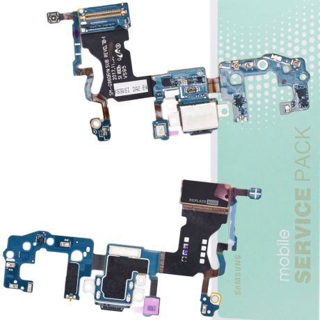 Genuine Samsung S9 / G960 | Replacement Charging Port Board With Microphone | Service Pack | GH97-21684A