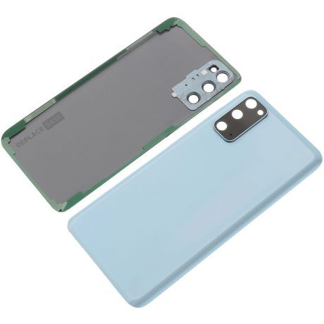 For Samsung Galaxy S20 / G980 | Replacement Battery Cover / Rear Panel With Camera Lens | Blue |