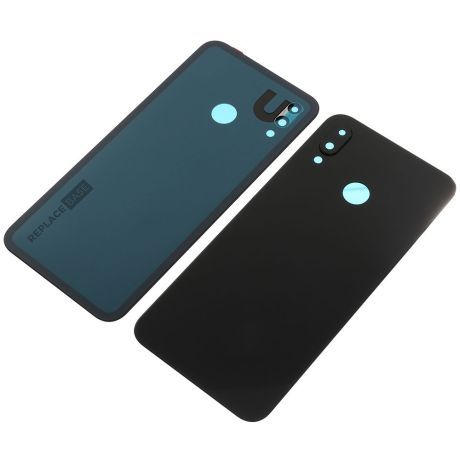 For Huawei P20 Lite | Replacement Battery Cover / Rear Panel With Camera Lens | Black |