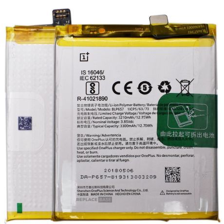 Genuine OnePlus 6 | Replacement Battery BLP657 3300mAh | Authorised