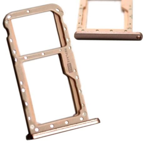 Replacement SIM Card Tray Holder Gold for Huawei P20 Lite