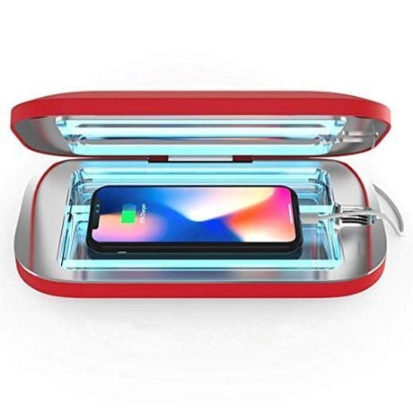 PhoneSoap Pro | Phone & Electronics UV Light Sanitiser | Red