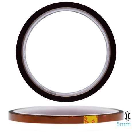 Mobile Phone / Tablet Thermal Polyimide High Temperature Kapton insulation Tape Roll 5mm x 33m