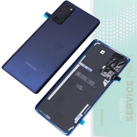 Genuine Samsung S20 FE 5G / G781 | Replacement Battery Cover / Rear Panel With Camera Lens | Cloud Navy | Service Pack | GH82-24223A