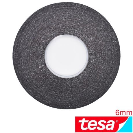 tesa® 61395  - Double Sided Bonding Adhesive - Black - 6mm x 100m