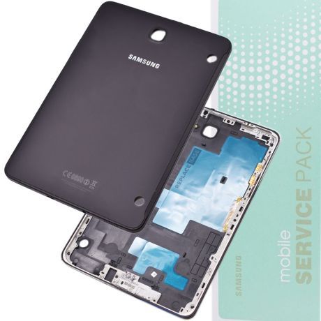 Genuine Samsung Tab S2 8" / T713 | Replacement Battery Cover / Rear Housing With Buttons | Black | Service Pack | GH82-11972A