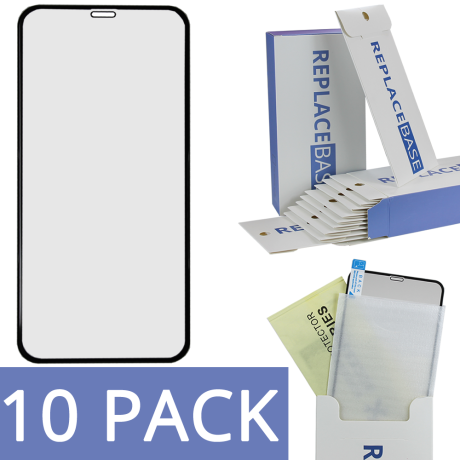 11 Pack Individually Packaged 9H Tempered Glass Screen Protectors with Oleophobic Coating for iPhone XS Max
